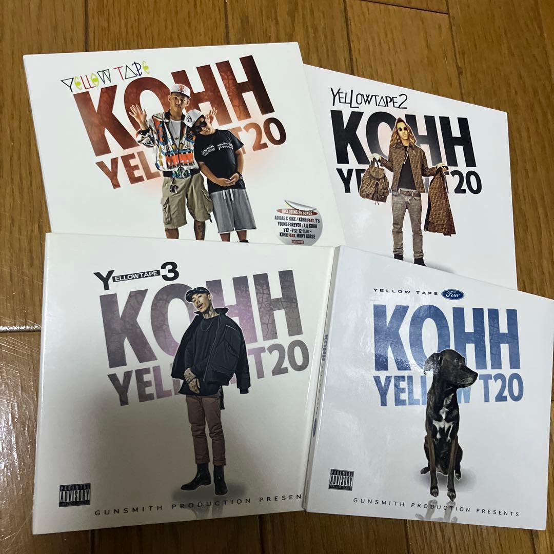KOHH YELLOW TAPE CD 4枚セット 千葉雄喜