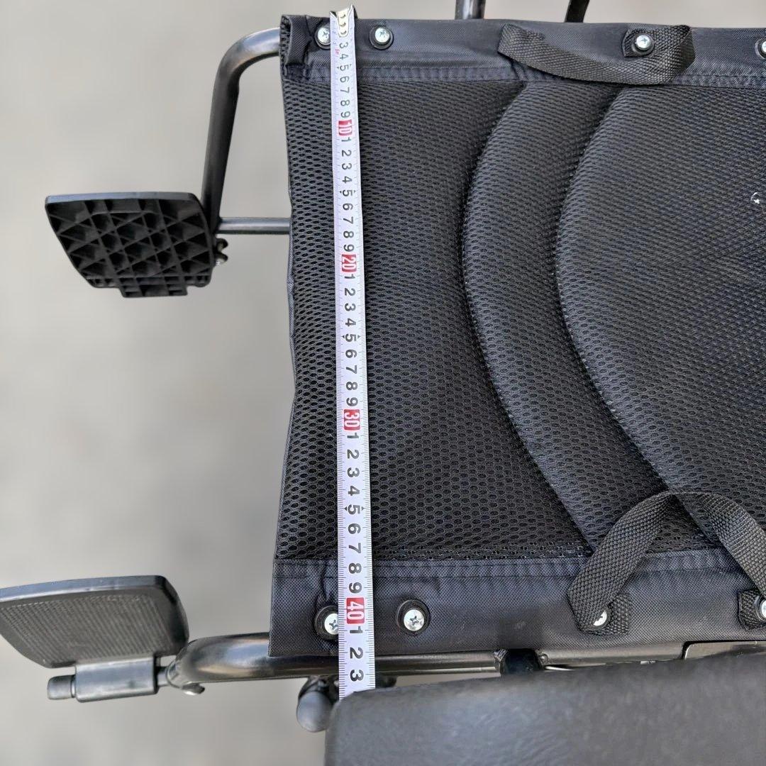 介助用 折りたたみ車椅子 ノーパンク 介助ブレーキ付 【A-265】