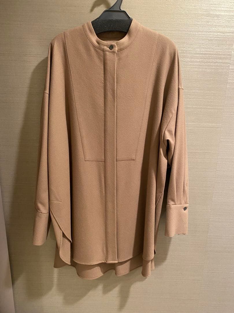 ⭐︎マル⭐︎SACRA バンドカラーロングスリーブシャツ