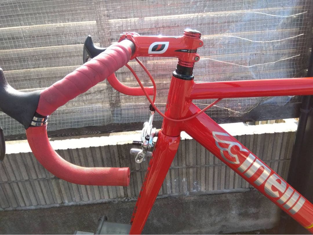 STEEL ピスト・シングルスピードフレーム レッド