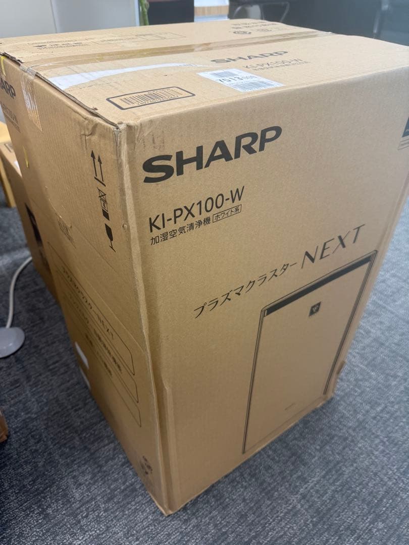 【新品未開封】シャープ プラズマクラスター KI-PX100-W 空気清浄機