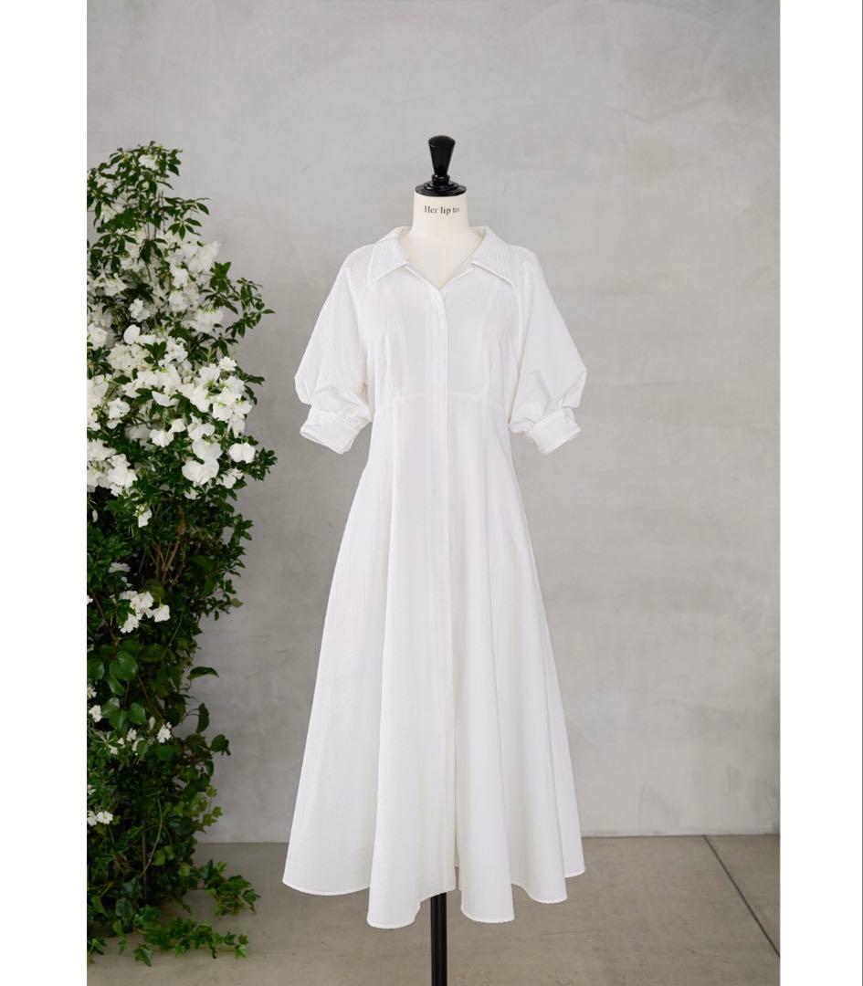 ワンピース Vienna Volume Sleeve Shirt Dress