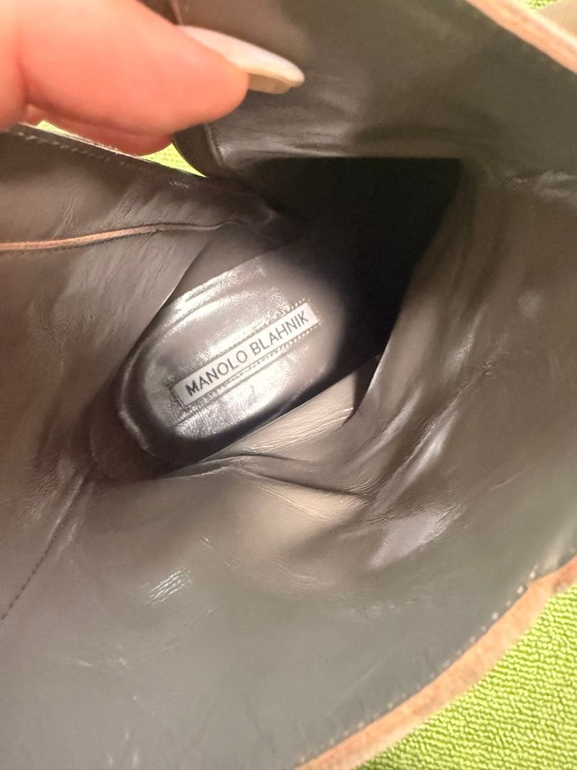 MANOLO BLAHNIK マノロブラニク　グレージュ　ブーツ　サイズ40