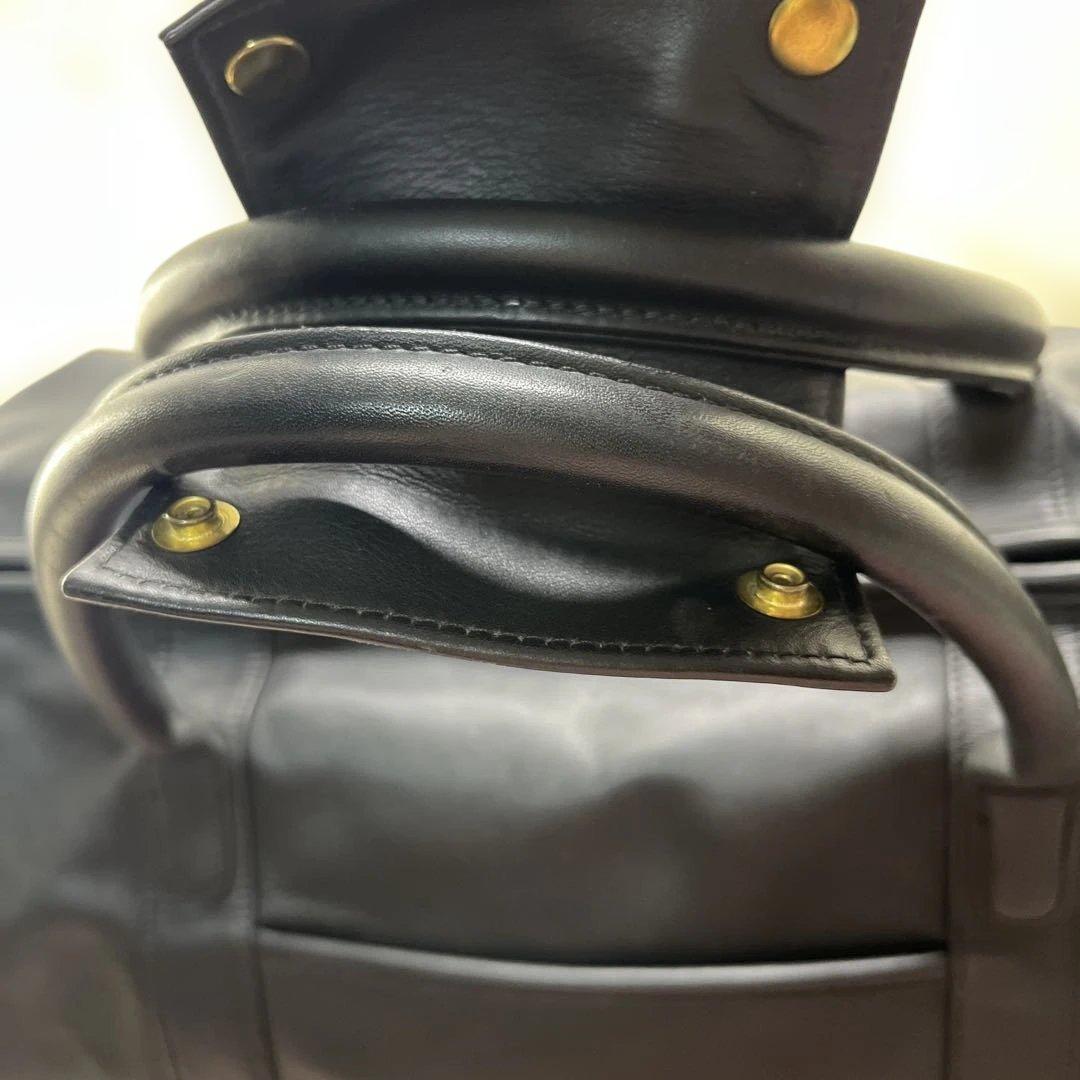 極美品 COACH オールドコーチ 大容量ボストンバッグ USA製 0506 黒