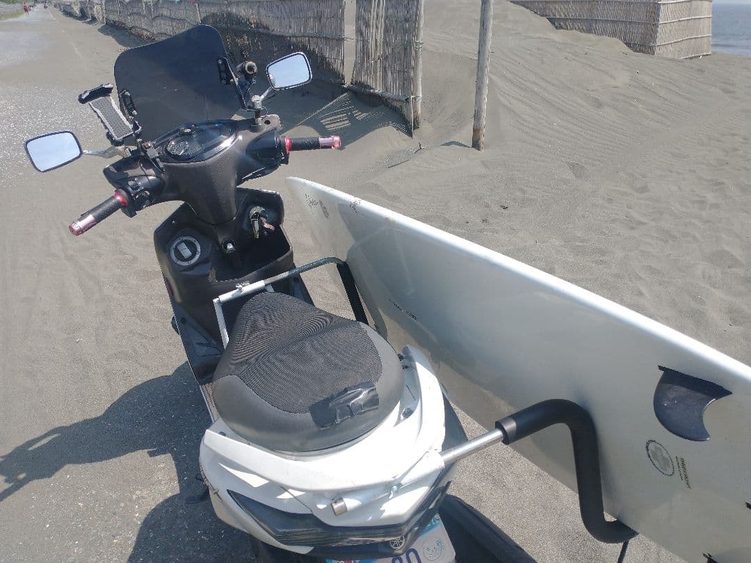 カブアドレスリードジャイロレッツ原付二種、原付スクーター用のサーフボードキャリア