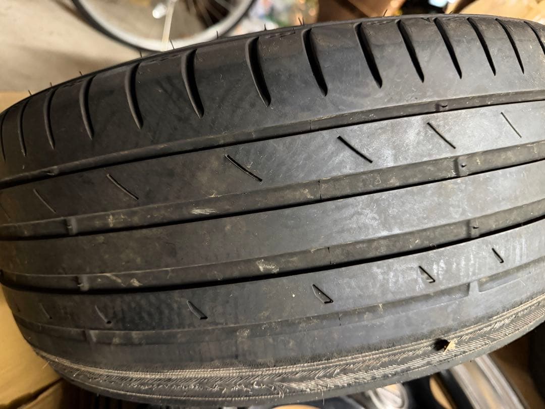 ピ*ん様 pcd100 ワークマイスター19インチ　プリウスポン付けでツラ