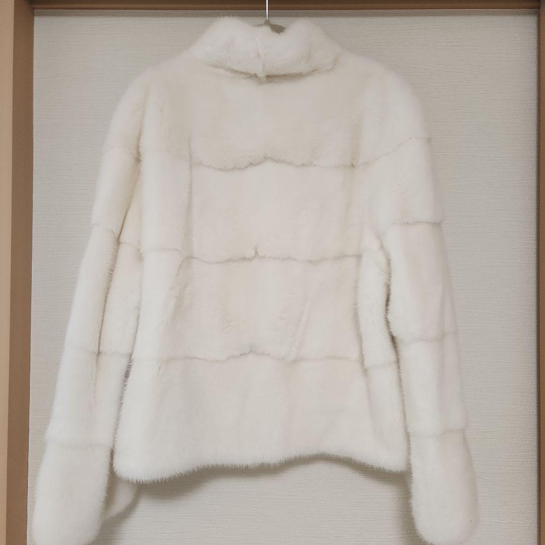 ミンクファージャケット　コート　ホワイトミンク　コペンハーゲン