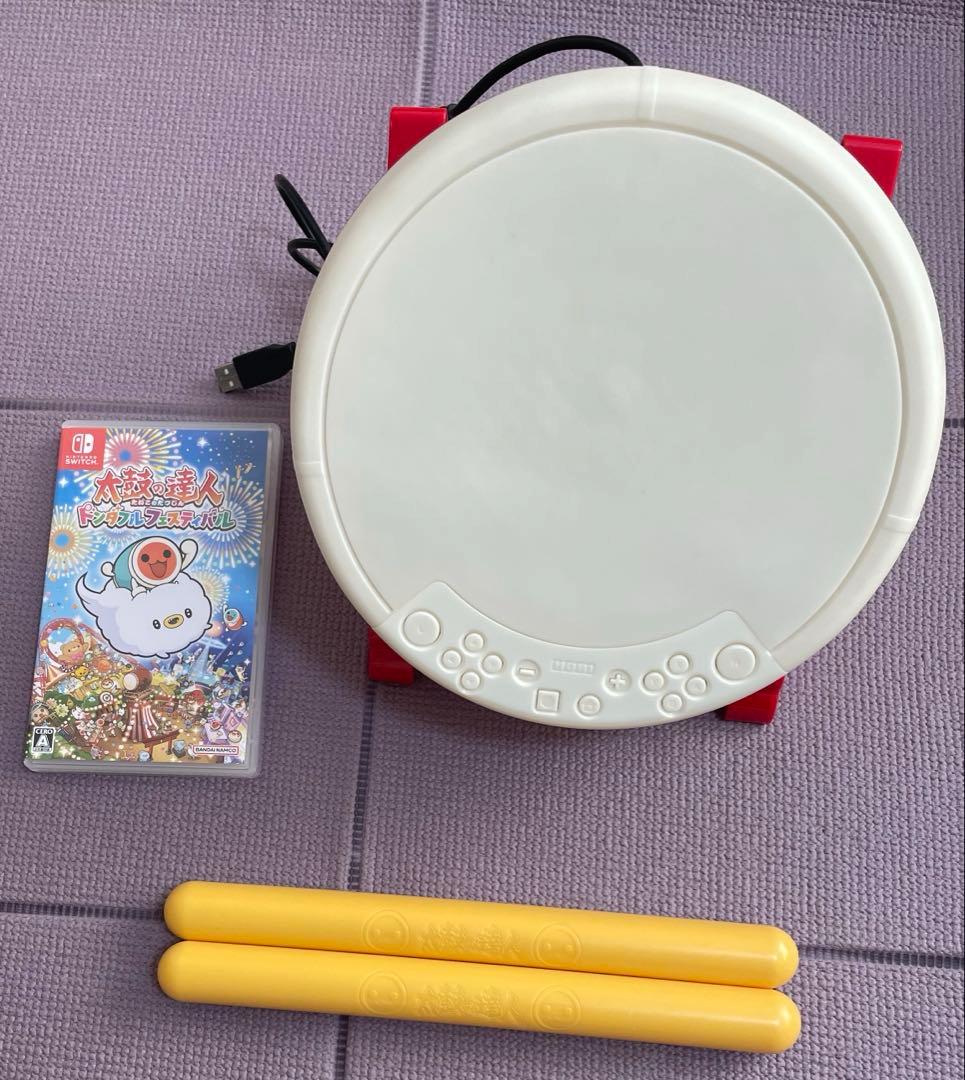 太鼓の達人　ドンダフルフェスティバル　太鼓バチセット　Switch