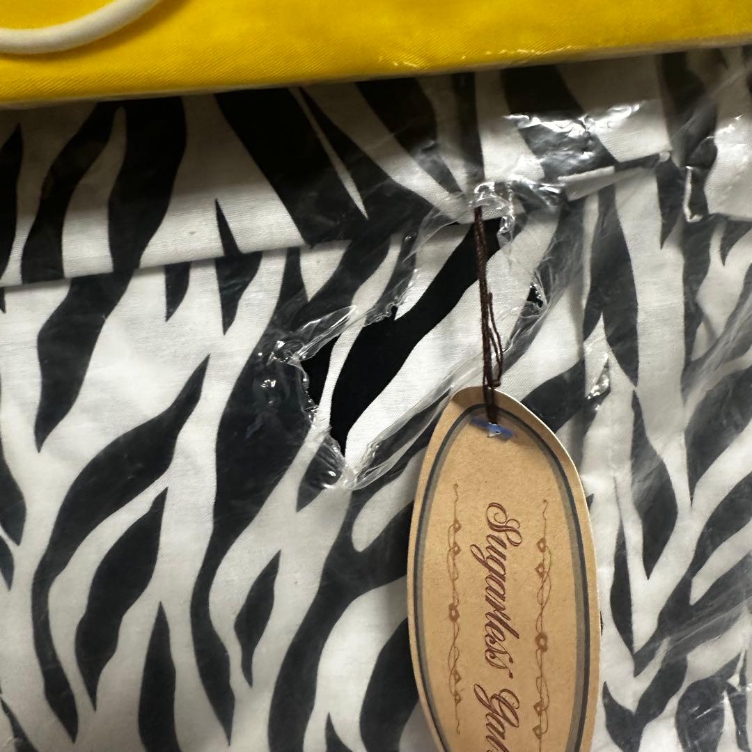 ★希少★ ゼブラ 柄 浴衣 帯 セット 平成 ギャル y2k