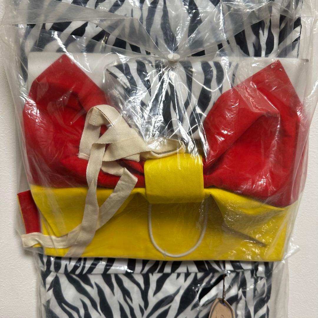 ★希少★ ゼブラ 柄 浴衣 帯 セット 平成 ギャル y2k