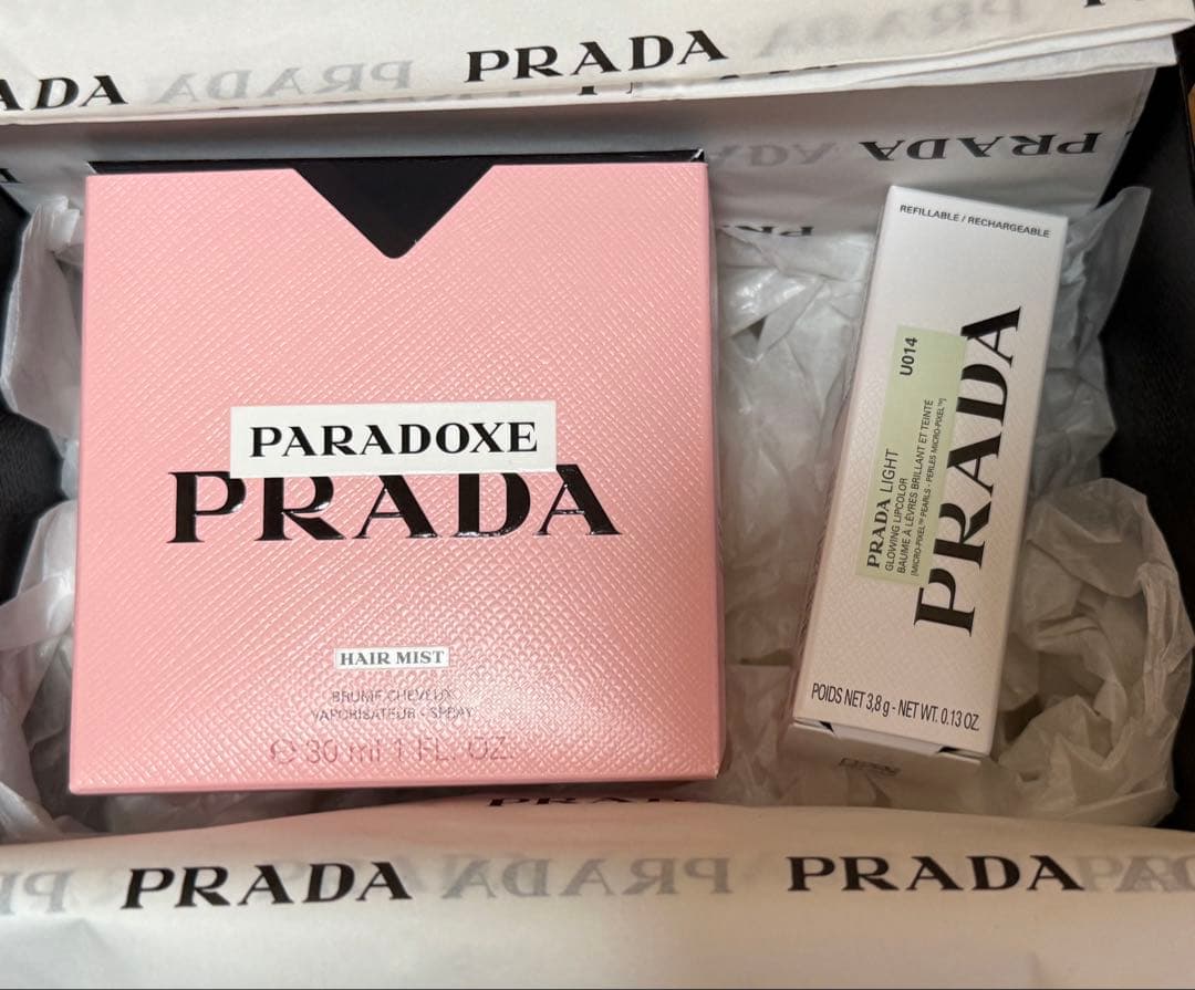 【PRADA】パラドックス ヘアミスト＆リップバーム　15,000円相当