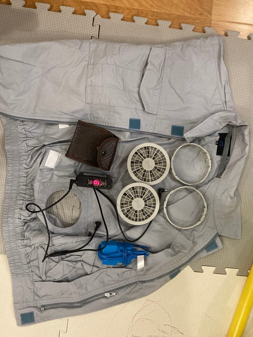 空調服　ジーベック XEBEC スターターキット新品　ファン　バッテリー　付き