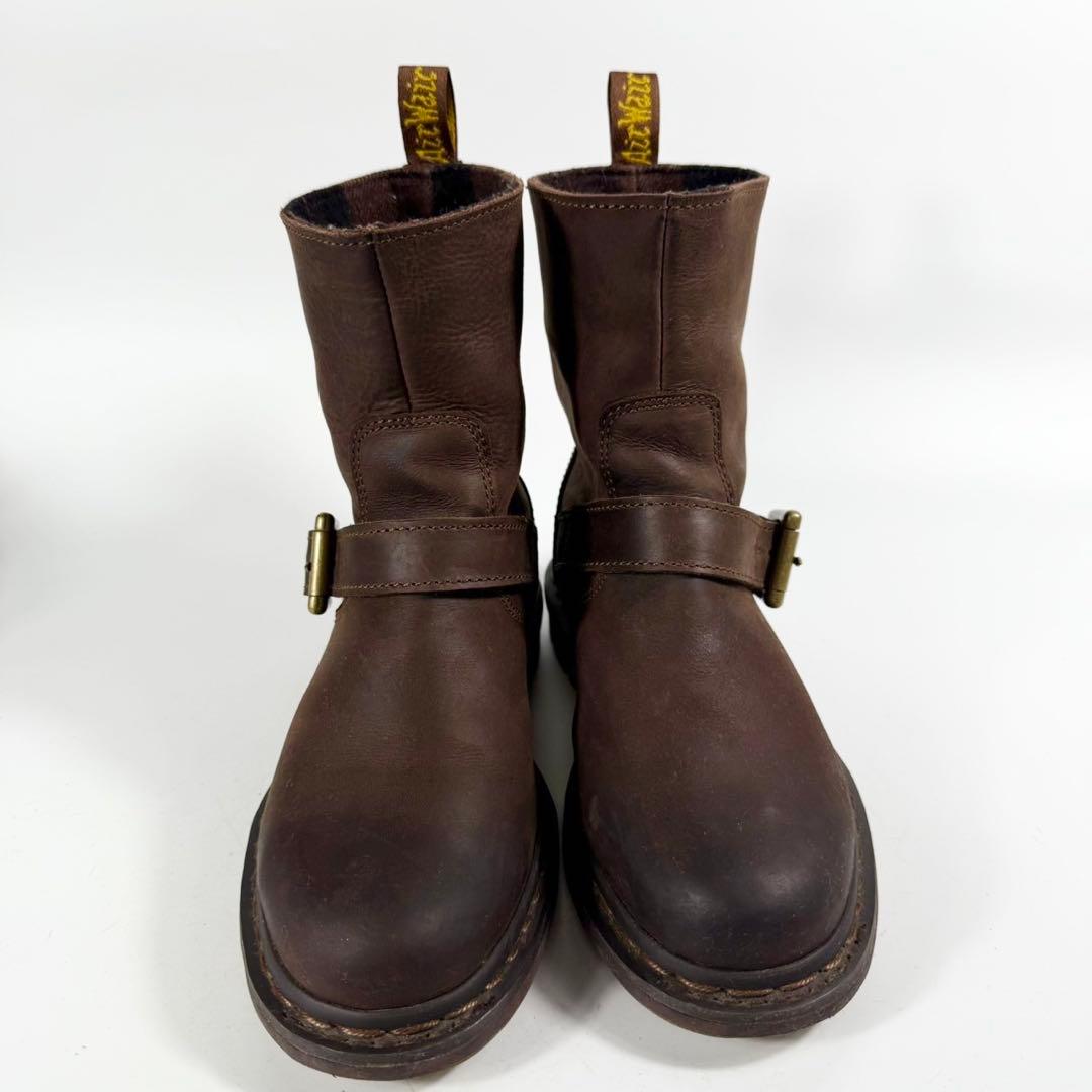 【美品】Dr.Martens ドクターマーチン　エンジニアブーツ 革靴　茶