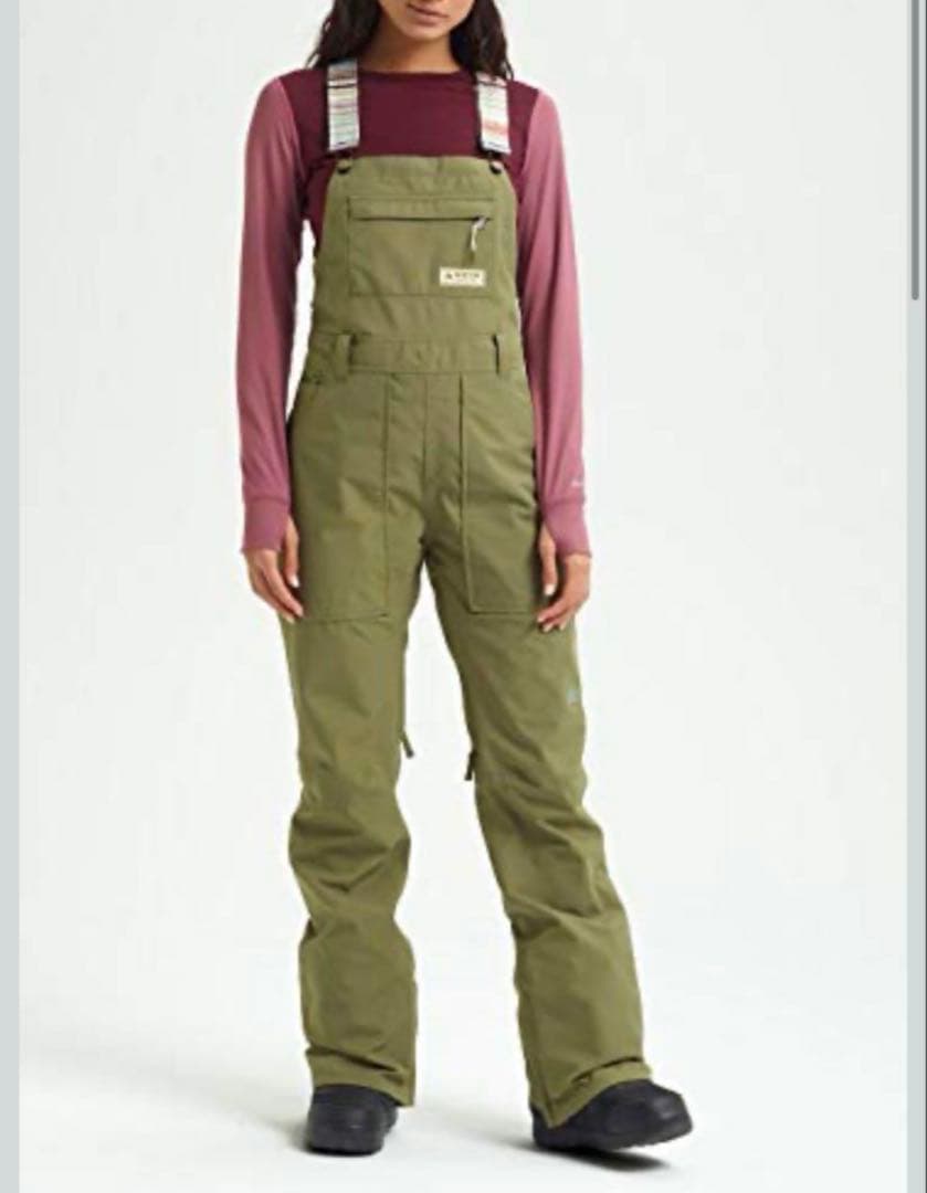 かたつむり、バートン(BURTON) オリーブグリーン オーバーオール