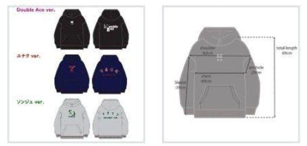 Doble Ace(SUPERNOVA) M&M　TOUR　パーカー(ソンジェ)