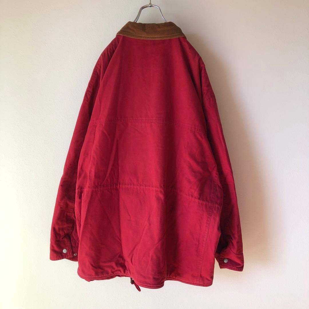 90s CHAPS ラルフローレン ファイヤーマンジャケット 襟コーディロイ