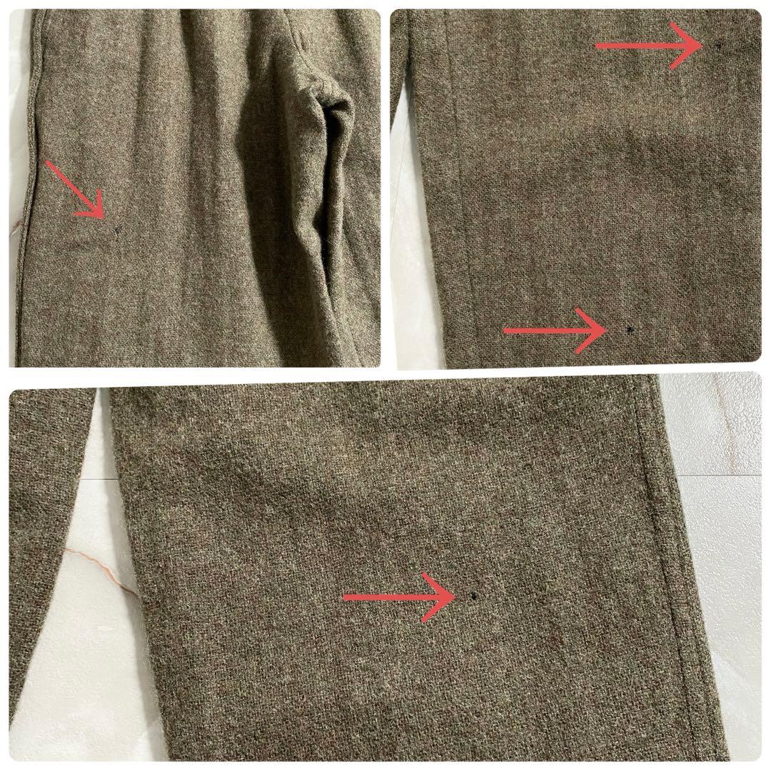 A17664 コムデギャルソンオムプリュス 98AW 2タックウール縮絨パンツM