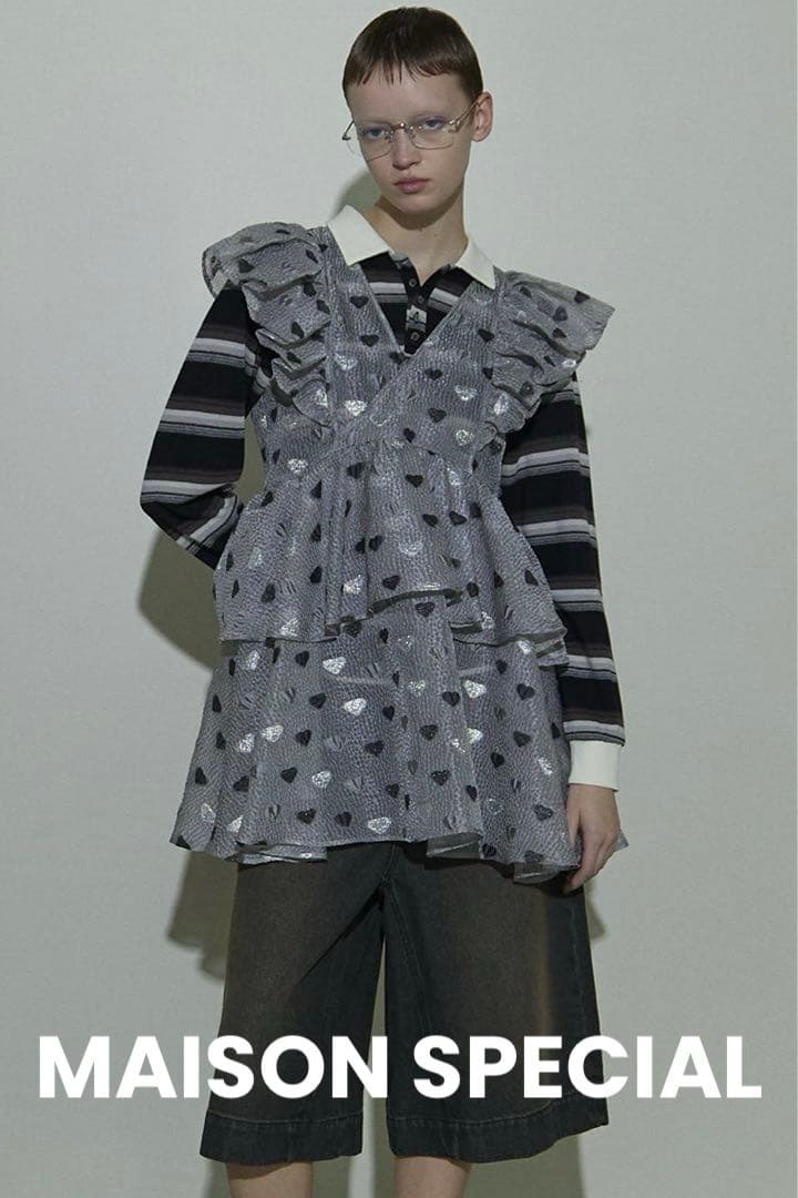 【MAISON SPECIAL】ハードジャカードチュニック
