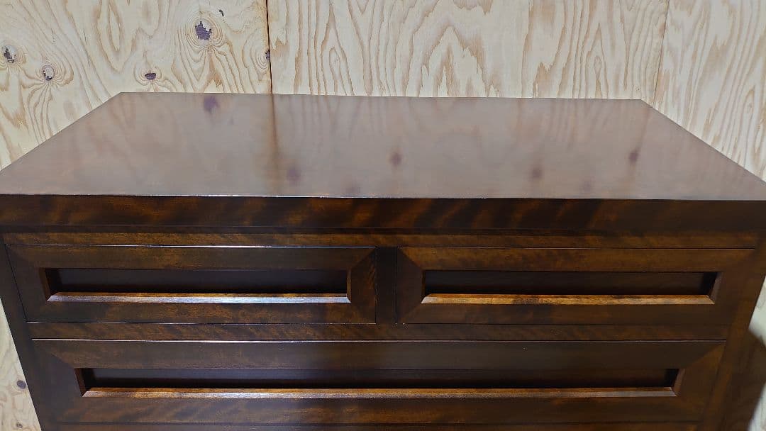 【一生物】松本民芸家具 ミズメザクラ 高山式整理箪笥(参考定価¥318,000）