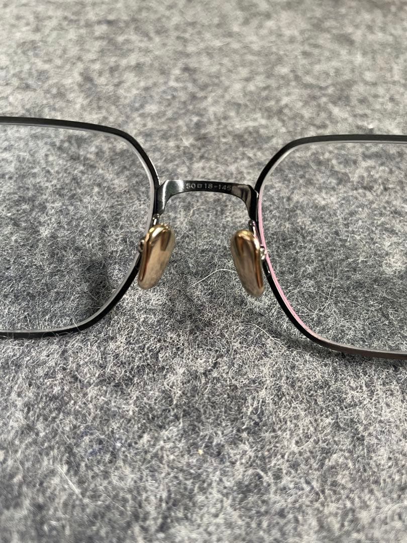 【美品】増永眼鏡　DESKEY　50□18-145　チタン　ブラック