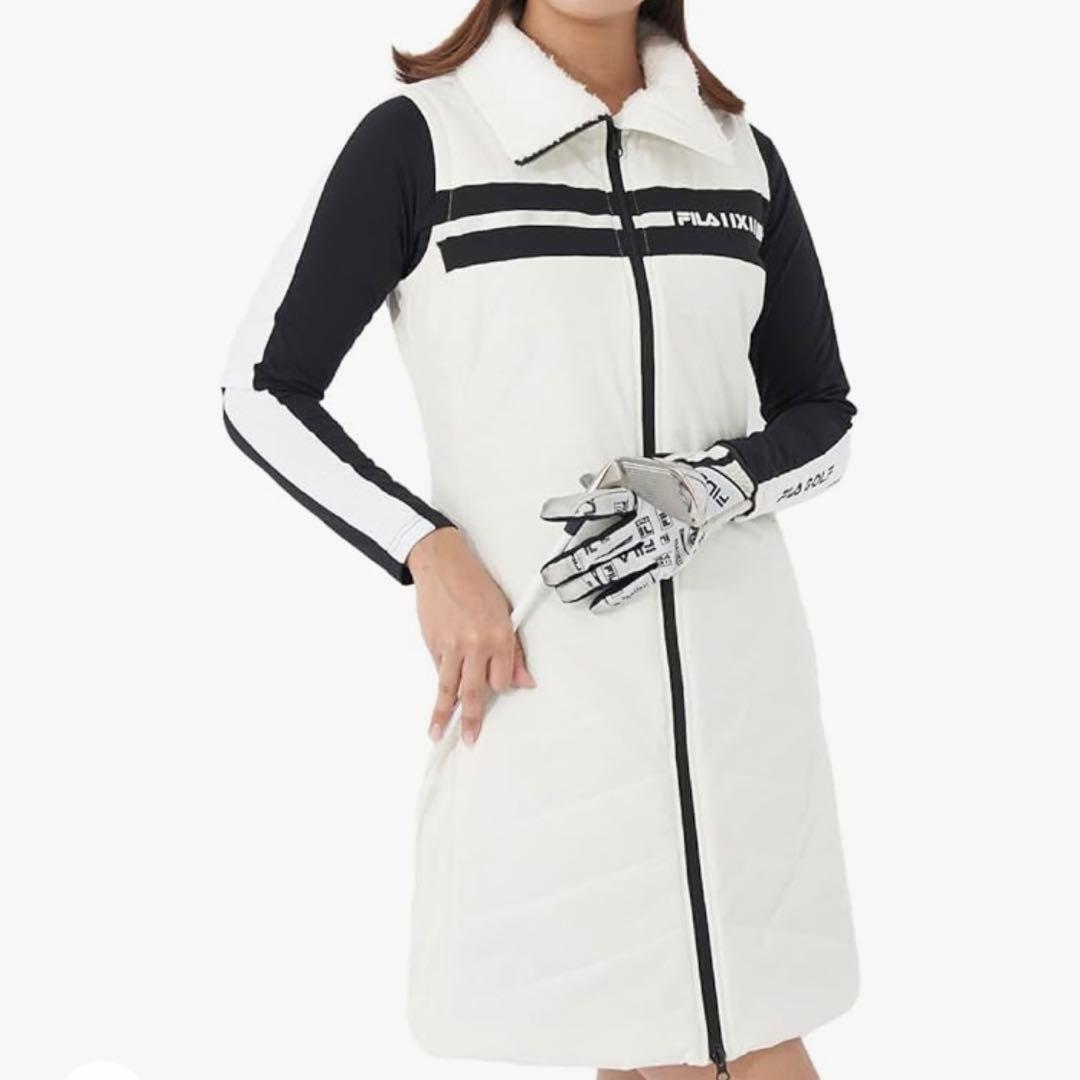 [フィラ ゴルフ] ワンピース ベスト 袖なし レディース M スポーツ ゴルフ