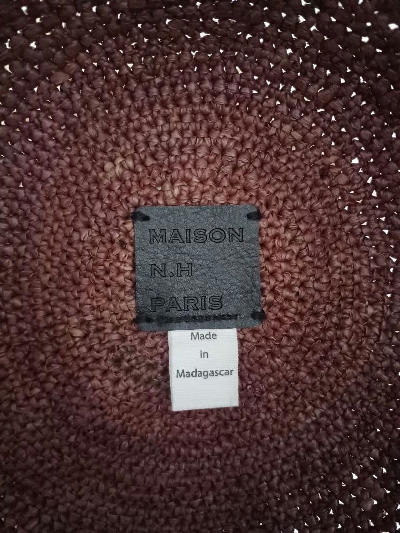 em. MAISON N.H PARIS NOA HAT ハット ブラウン