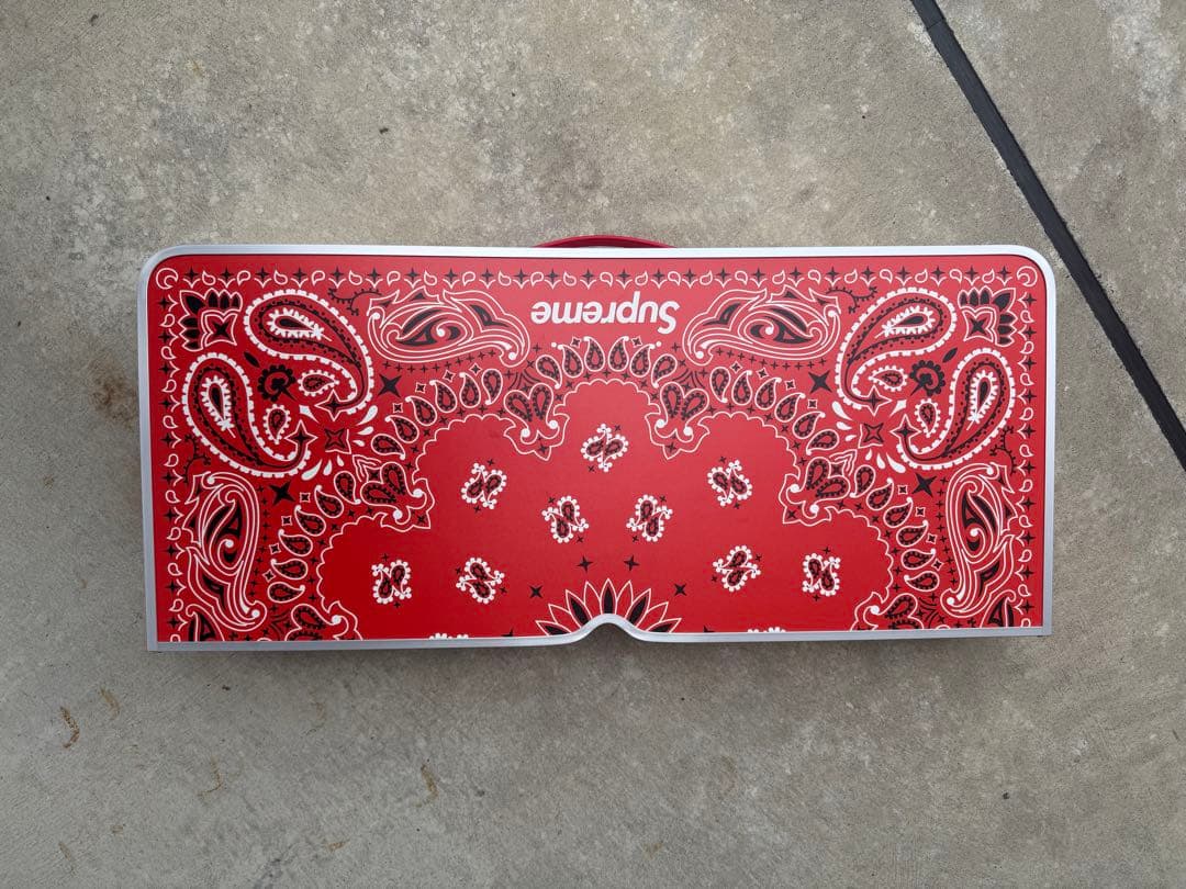 Supreme Coleman Folding Table Set 美中古