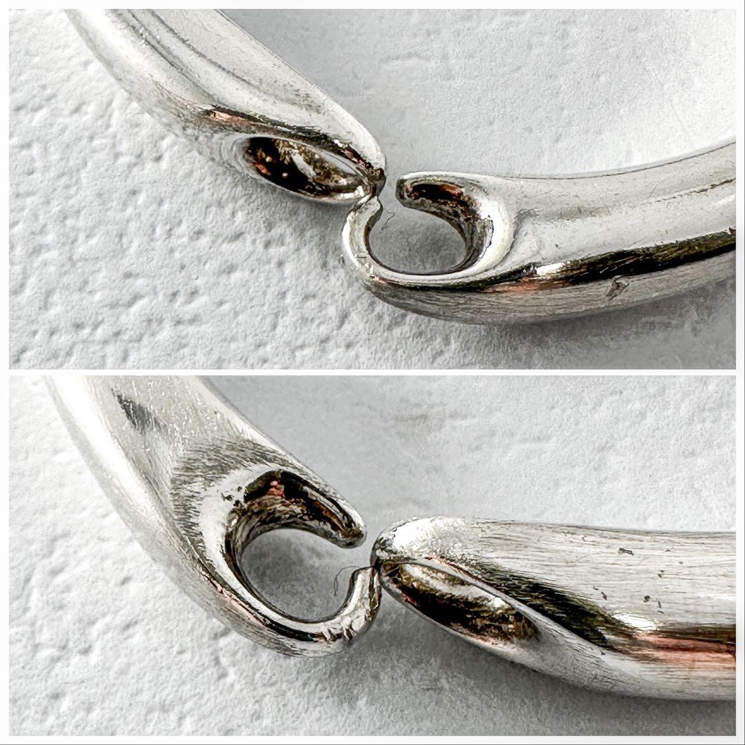  　652　リフレクト　シルバー　バングル　Mサイズ