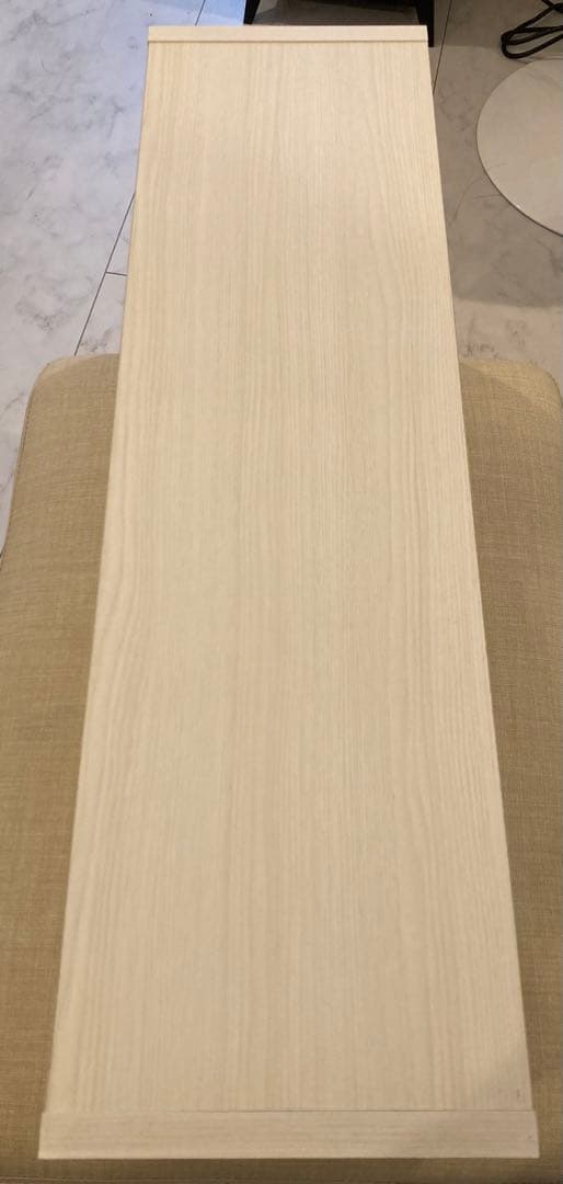 美品　ウォールラック　ウォールシェルフ　シンプル　ホワイトウッド　壁掛け