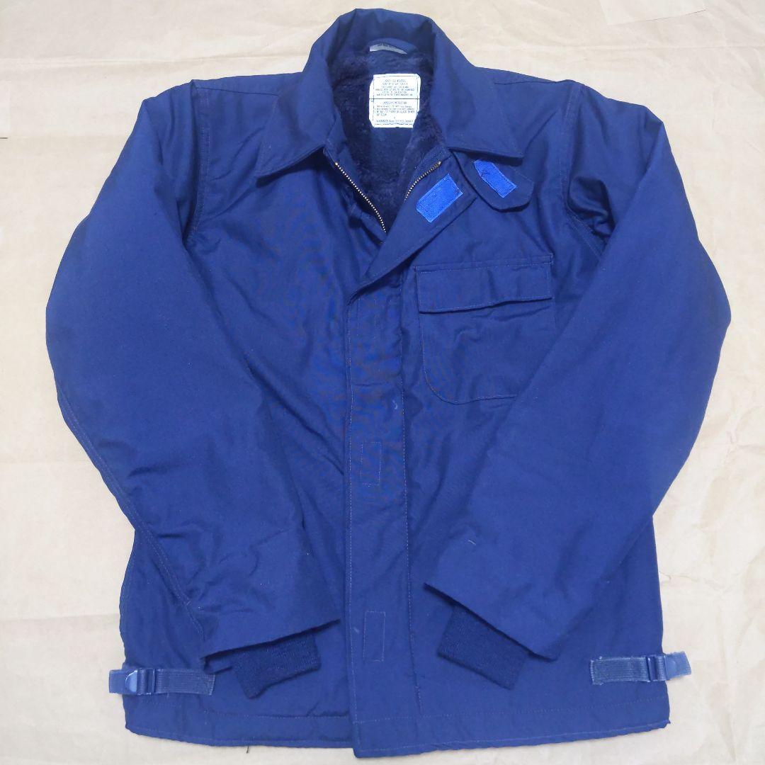 アメリカ海軍コールドウェザー デッキジャケットアラミド S 実物放出美品