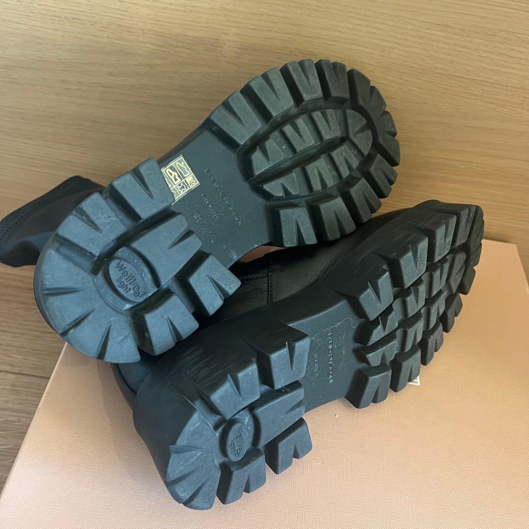 【FABIO RUSCONI】トラックソールストレッチショートブーツ