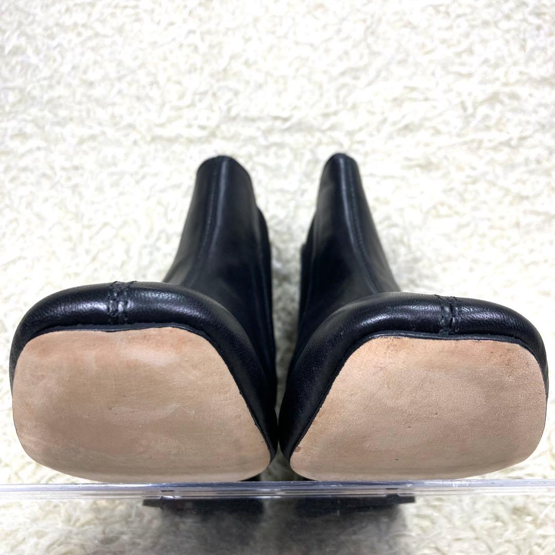 『未使用級』repetto レペット サイドゴアブーツ ショートブーツ ブラック