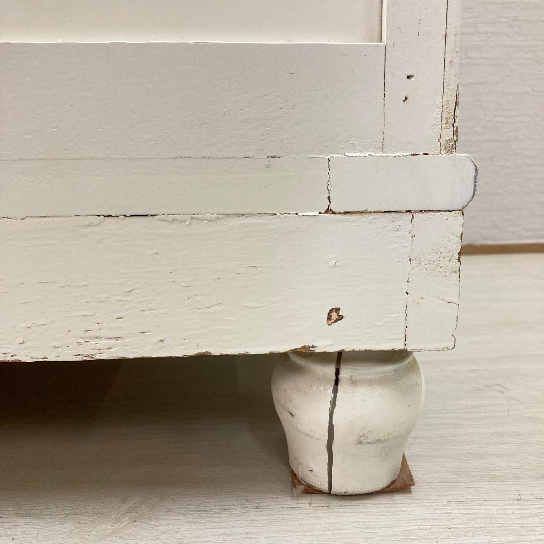 カトラリーキャビネット　ホワイトローズ　フレンチテイスト　姫家具