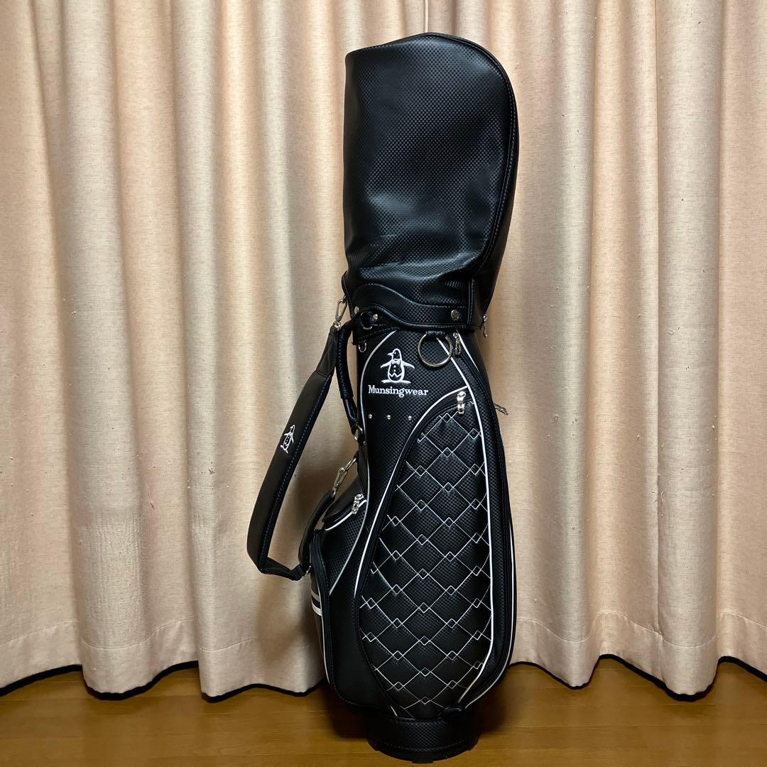 Munsingwear マンシングウェアゴルフバッグ ブラック