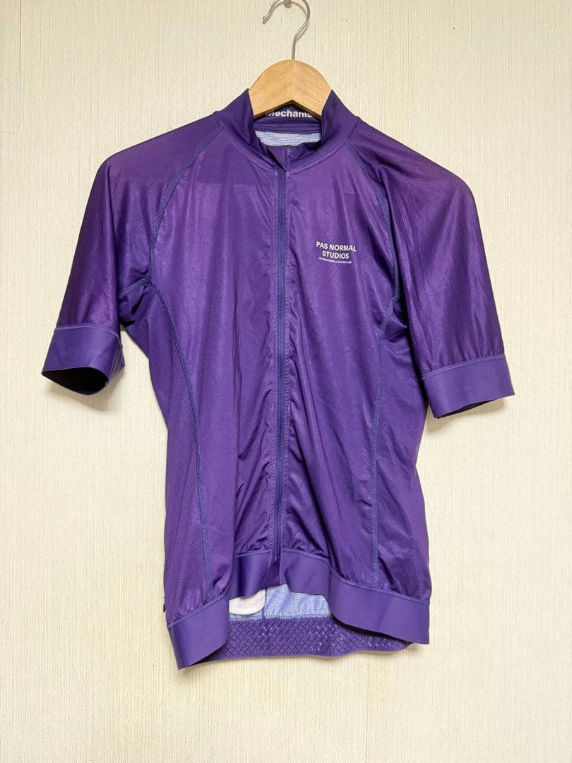 桃*ゴ様 PAS NORMAL STUDIOS サイクルジャージ L パープル