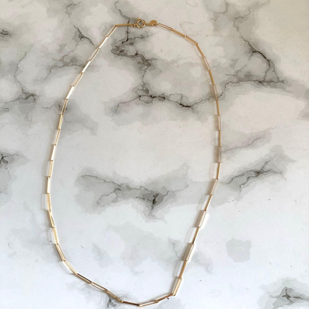 k18 ネックレス 鎖型　イエローゴールド