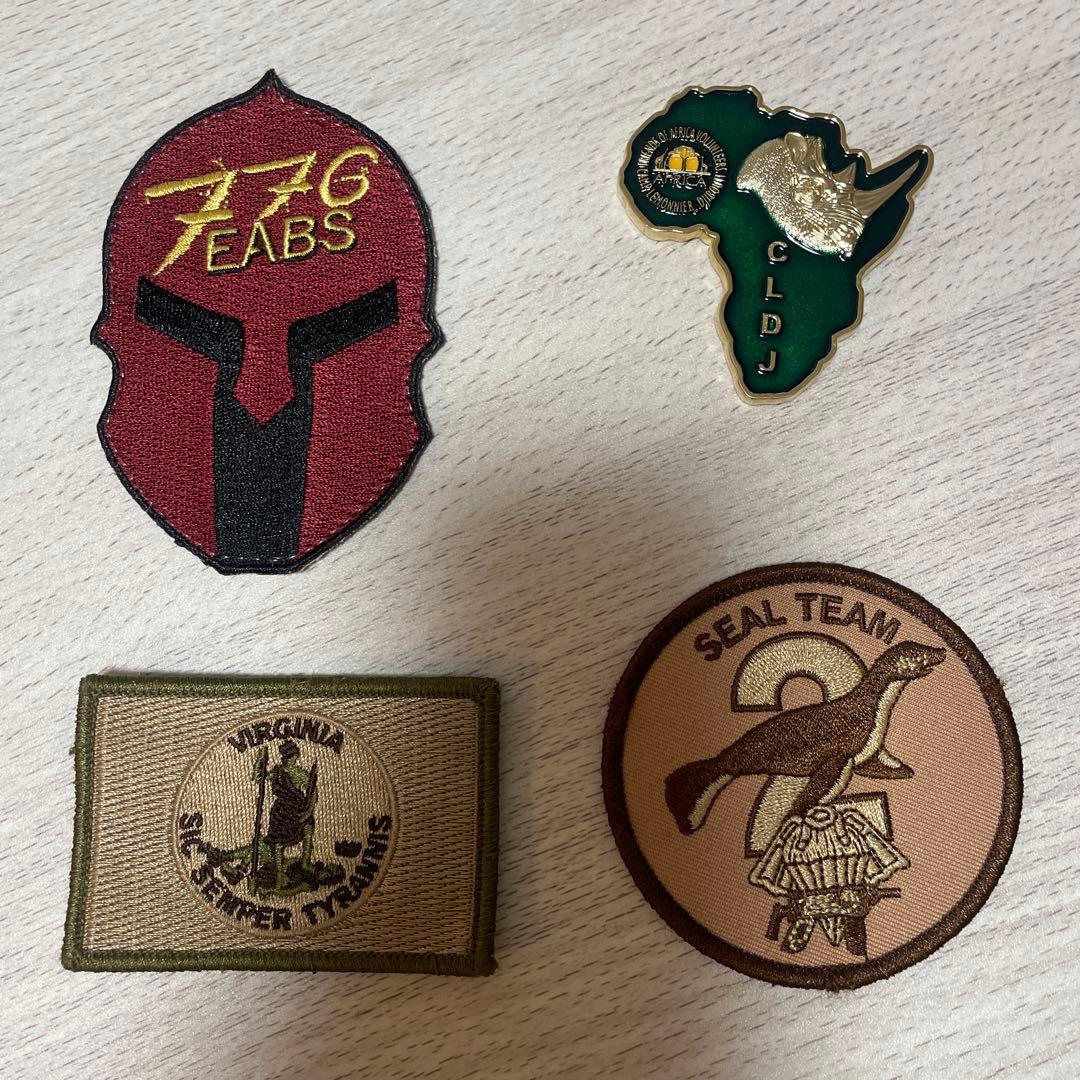 米軍　ワッペン　メダル