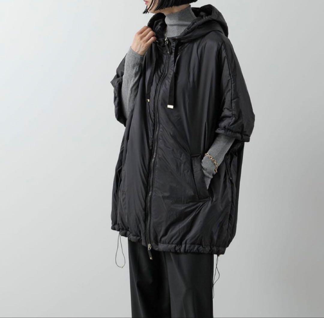 【超美品】Max Maraマックスマーラ テクニカル キルティング ケープダウン