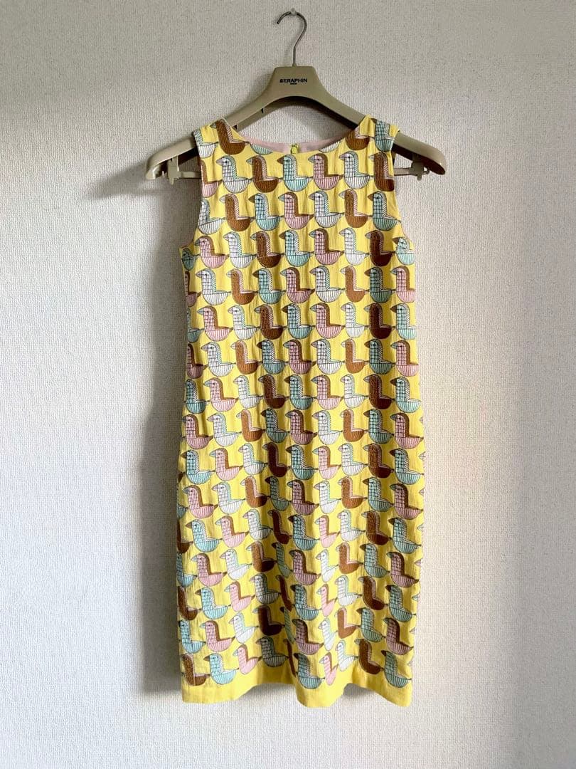 ミナペルホネン wood bird ワンピース 36