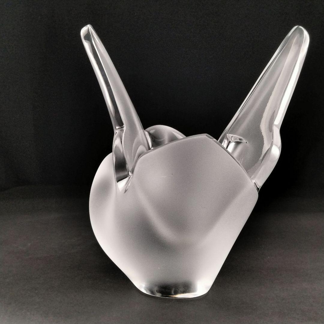 Ｒ145 ラリック シルヴィー フラワーベース 鳥 フロステッド