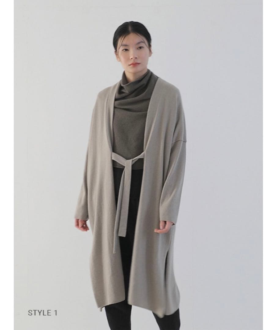 evam eva カシミヤスヌード