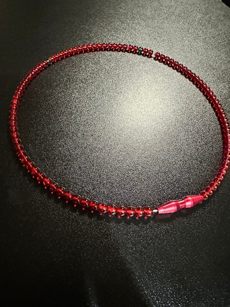 ファイテン クリスタルタッチ 赤 50cm