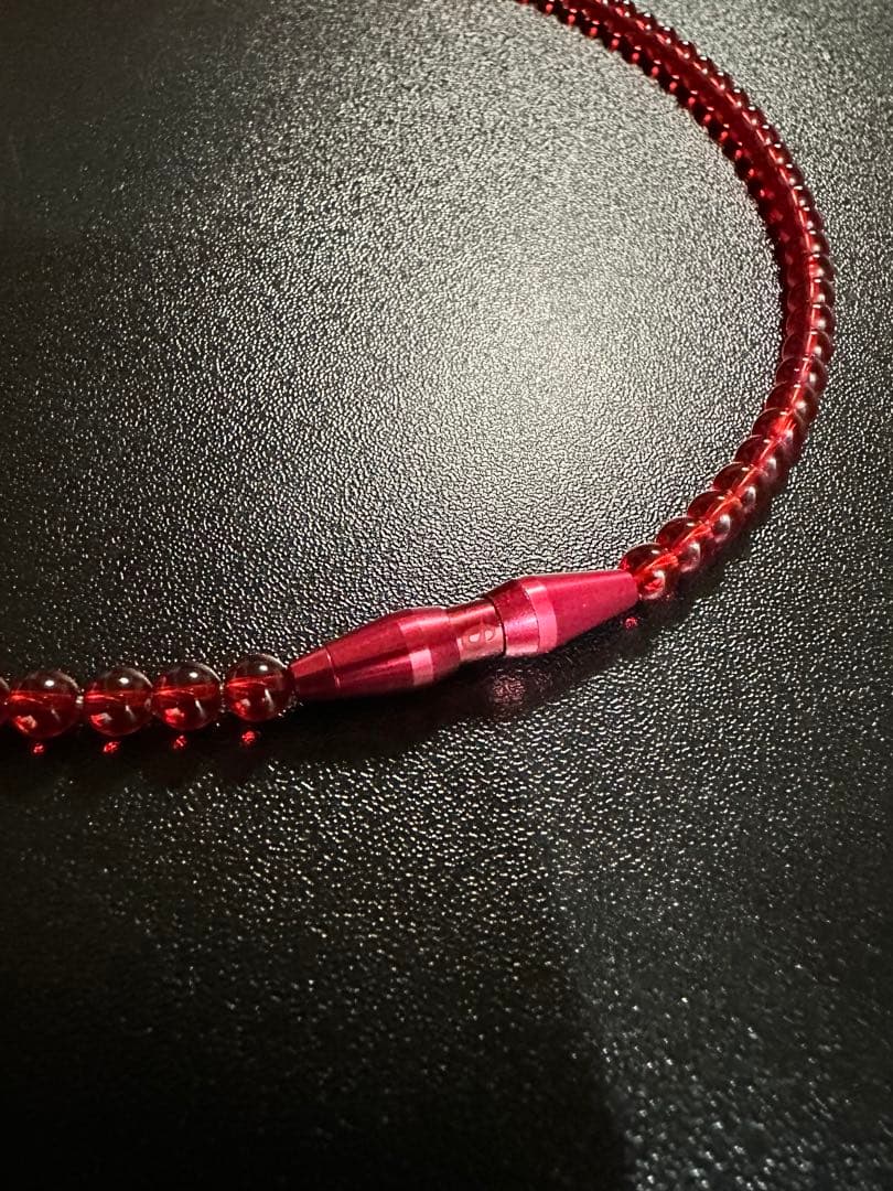 ファイテン クリスタルタッチ 赤 50cm