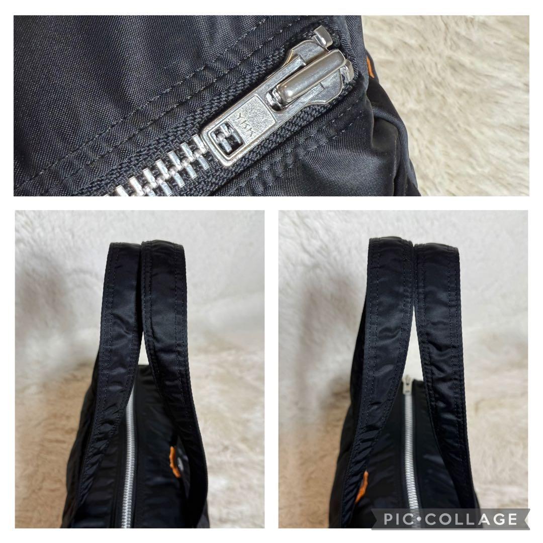 極美品　PORTER　ポーター　タンカー　ミニボストンバッグ　Lサイズ　ブラック