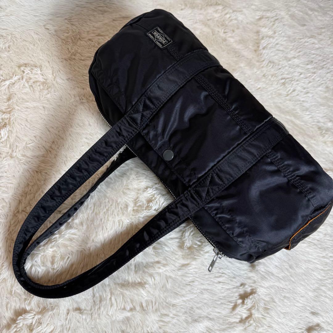 極美品　PORTER　ポーター　タンカー　ミニボストンバッグ　Lサイズ　ブラック