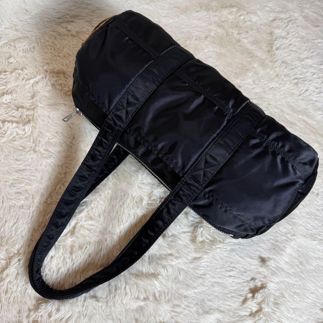 極美品　PORTER　ポーター　タンカー　ミニボストンバッグ　Lサイズ　ブラック