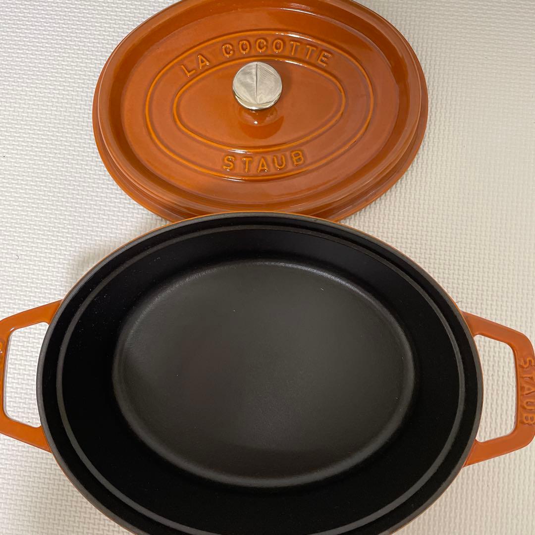 staub オーバル27cm シナモン　ストウブ