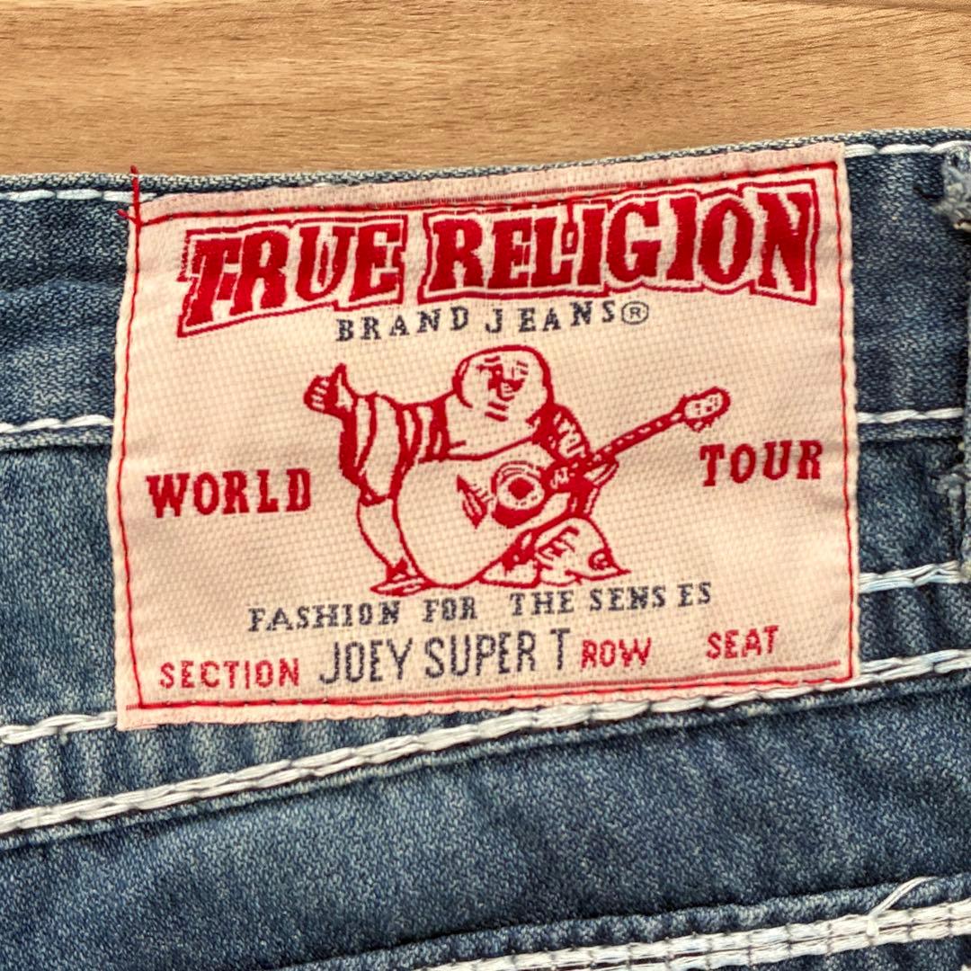 【希少】トゥルーレリジョンJOEYSUPER T 極太ステッチ デニム USA製