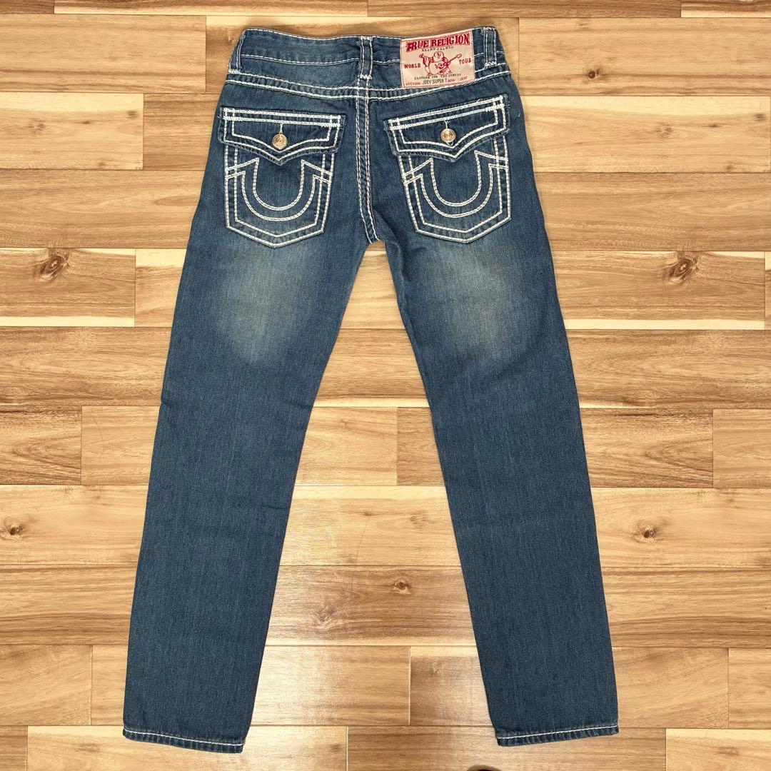 【希少】トゥルーレリジョンJOEYSUPER T 極太ステッチ デニム USA製