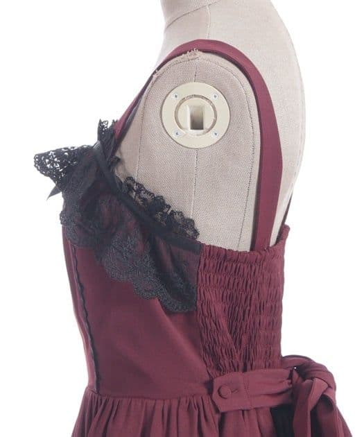 Chalmiere 不思議の国 ジャンスカ&カチューシャ 2点セット ワイン